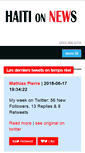 Mobile Screenshot of haitionnews.net